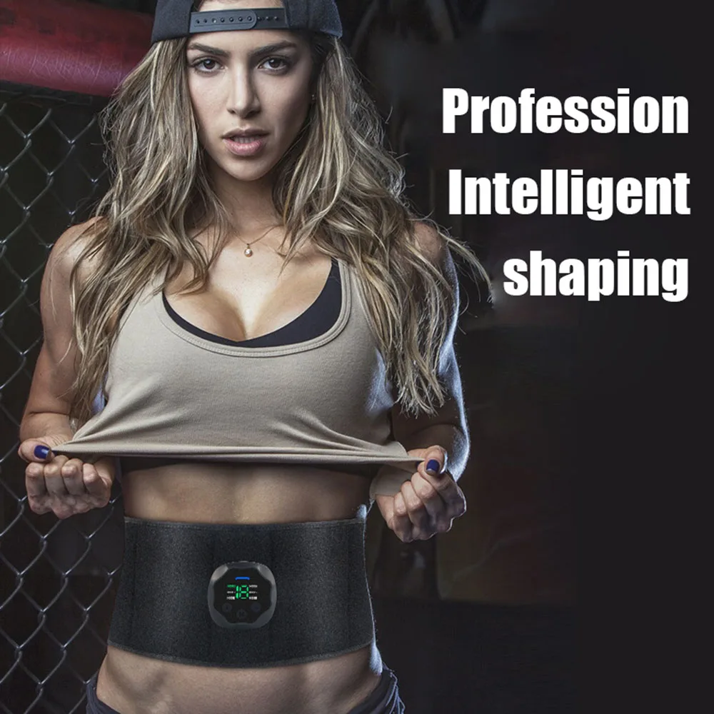 intelligent ems fitness trainer belt led