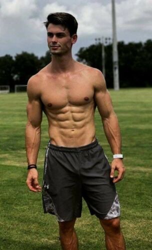 shirtless male beefcake muscular athletic jock